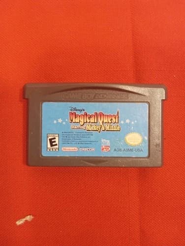 MAGICAL QUEST STAR MICKEY AND MINNIE/AUTHENTIC GBA GAME/ FREE SHIP