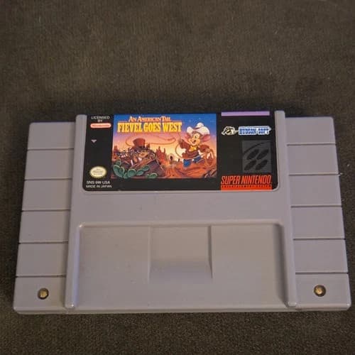 Hudson Soft An American Tail: Fievel Goes West SNES NTSC-U/C US/CA