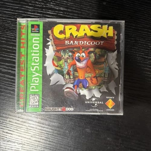 Crash Bandicoot PlayStation 1 PS1 Complete Greatest Hits