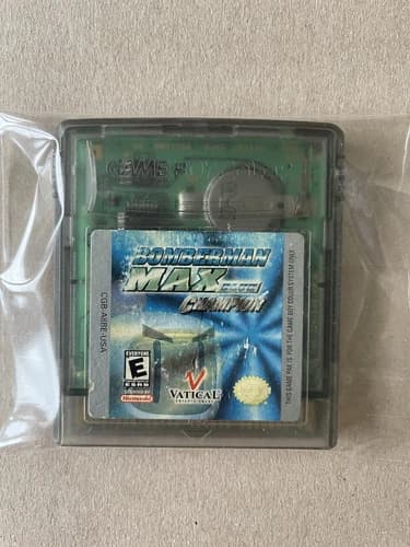 Bomberman MAX Blue Champion (Nintendo Game Boy Color, 2000) Used Tested