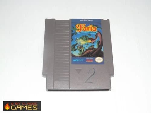 Faria: A World of Mystery and Danger GAME ONLY - NINTENDO NES - 330a