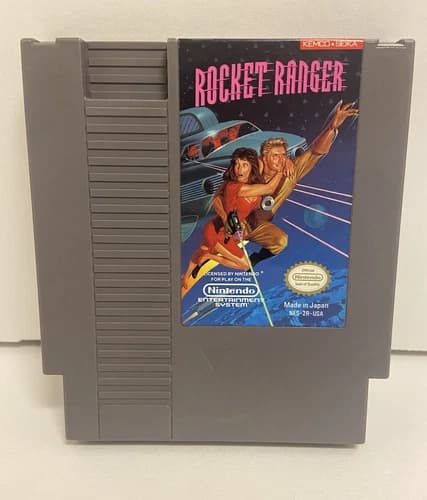 Rocket Ranger - Authentic Nintendo NES Game - Tested & Works