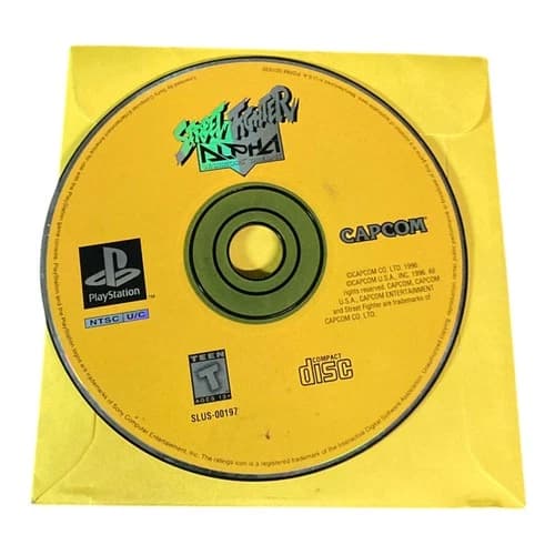 Sony PlayStation 1 PS1 Disc Only Tested Street Fighter Alpha Warriors' Dreams