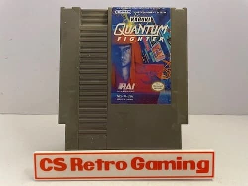 Kabuki Quantum Fighter (Nintendo NES) CF Authentic Cleaned Tested Work