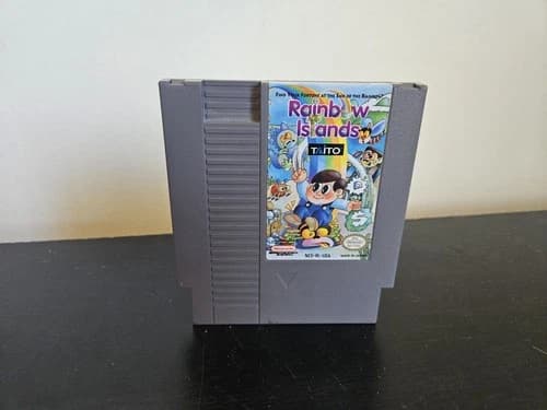 Rainbow Islands (NES, 1991) Nintendo Entertainment System - Tested Working