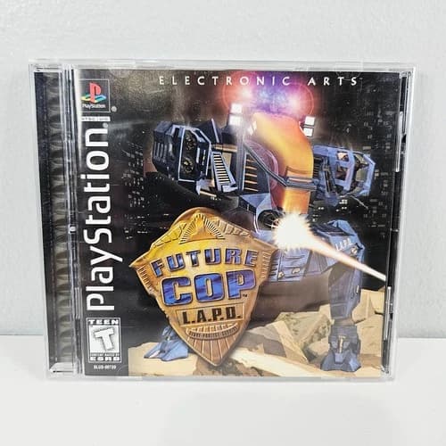 Future Cop LAPD Sony PlayStation 1 PS1 (1998, EA) CIB Complete +Reg Card