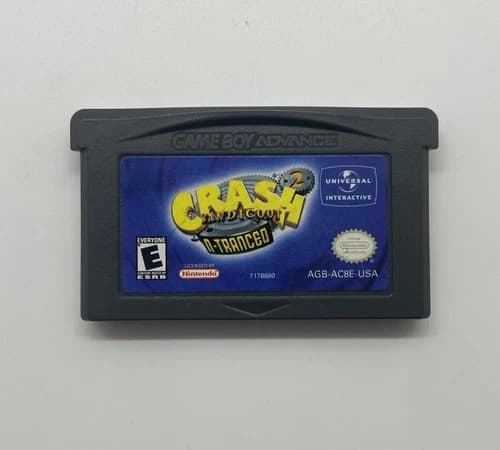 Crash Bandicoot 2: N-Tranced (Nintendo Game Boy Advance, 2003) CART ONLY