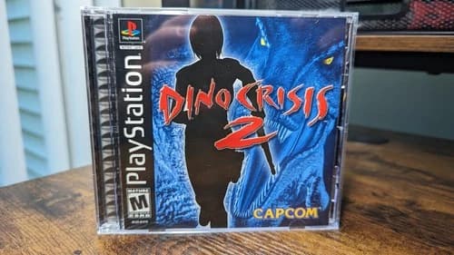 DINO CRISIS 2 Sony PlayStation PS1 2000 Complete VG Condition NO REG CARD