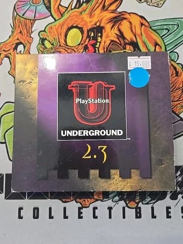 Sony PlayStation Underground Volume 2.3 PS1 Demo Discs MediEvil Trap Gunner RARE