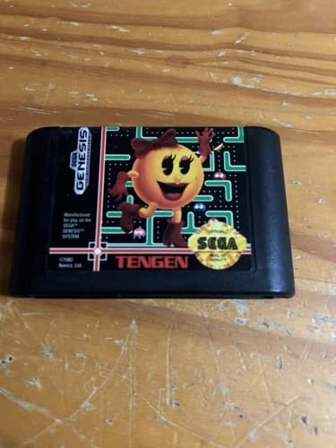 Ms. Pac-Man Sega Genesis Cartridge Only Used Tested Authentic