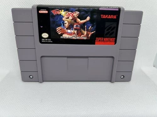 Fatal Fury (1993) Super Nintendo SNES Authentic OEM Game Cartridge Tested Works!