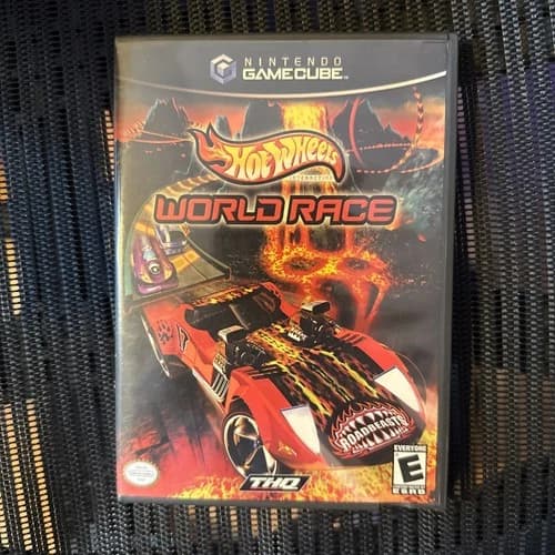Hot Wheels World Race Nintendo GameCube Complete in Box TESTED
