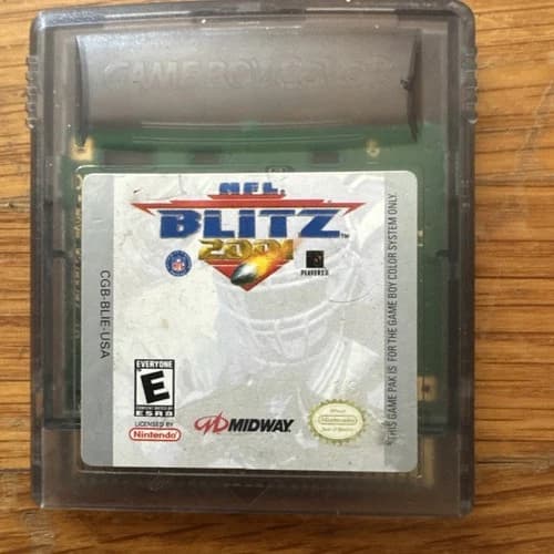 NFL Blitz 2001 Video Game Cartridge (GameBoy Color)