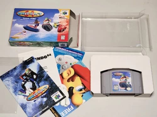 Wave Race 64 Nintendo N64 CIB Complete Manual Box Authentic