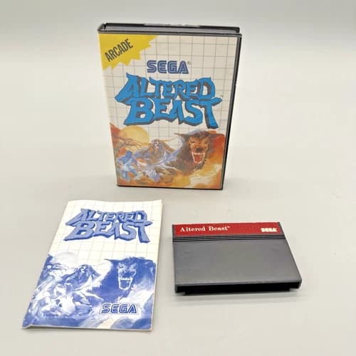Altered Beast (Sega Master, 1989) Action Beat-Em-Up Platformer Complete CIB