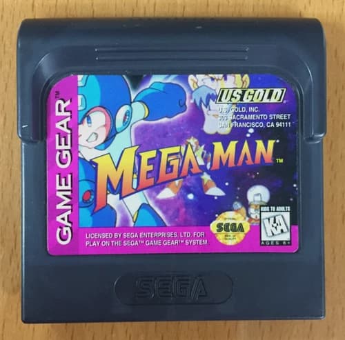 MEGA MAN Sega Game Gear CAPCOM Megaman AUTHENTIC Game Cartridge Only RARE