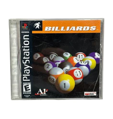 Billiards (Sony PlayStation 1, 2001) Complete and Tested