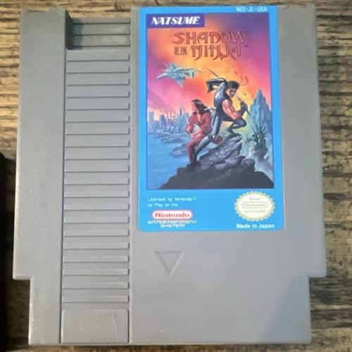 Natsume Shadow of the Ninja Nintendo NES Game Cartridge NTSC-U/C US/Canada