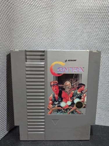 Contra (Nintendo NES, 1988) Cartridge Only Tested And Working