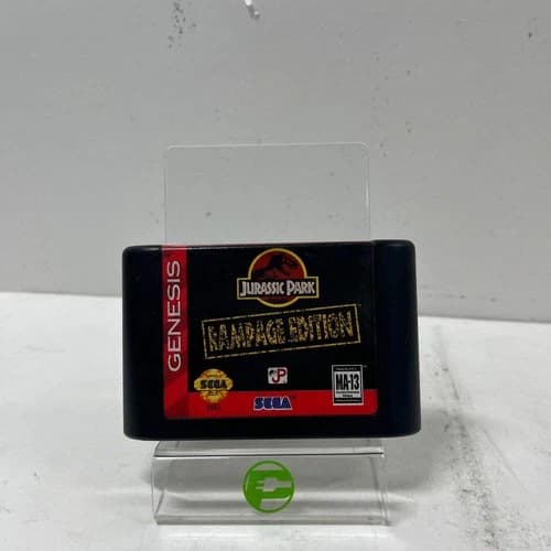 Jurassic Park Rampage Edition (Sega Genesis, 1993) Cartridge Only