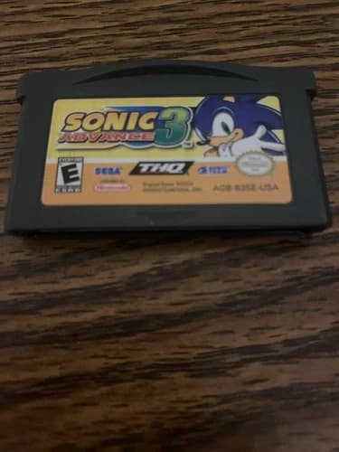 Sonic Advance 3 (Nintendo Game Boy Advance, 2004) GBA Authentic Tested