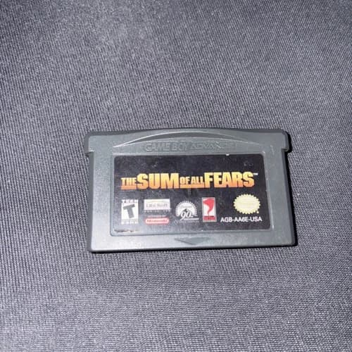The Sum Of All Fears Nintendo Gameboy Advance GBA