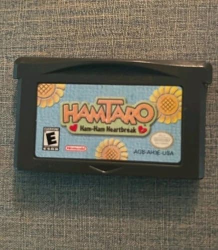 Hamtaro: Ham-Ham Heartbreak (Game Boy Advance, GBA, 2003) Authentic, Works