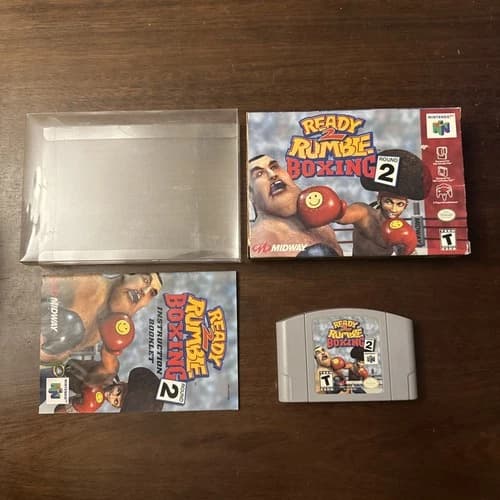 Ready 2 Rumble Boxing: Round 2 (Nintendo 64 N64) Complete - Tested - Authentic