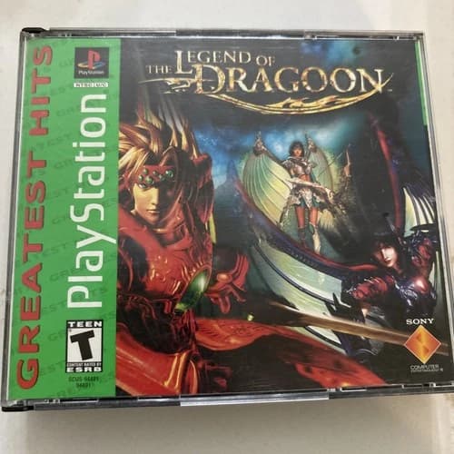 The Legend Of Dragoon Y2K Nostalgic PlayStation 1 PS1, 2000 Complete W/ Manual