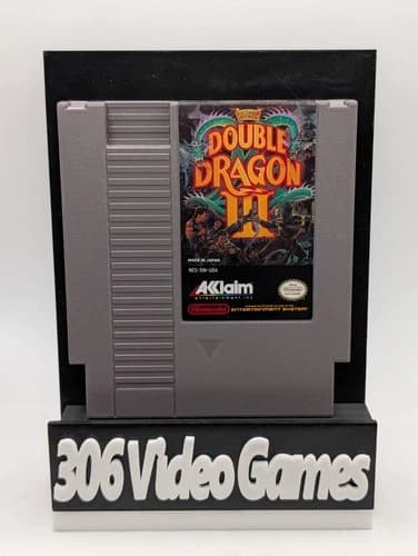 Double Dragon III NES Nintendo Game Cartridge Tested Authentic