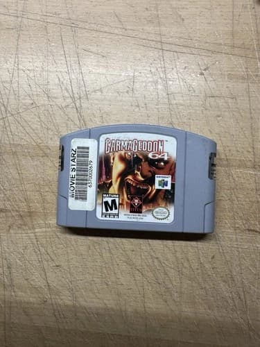 Carmageddon 64 For Nintendo 64 N64 Tested Authentic