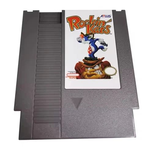 Atlus Rockin' Kats Nintendo NES Nintendo Entertainment System Game Cartridge