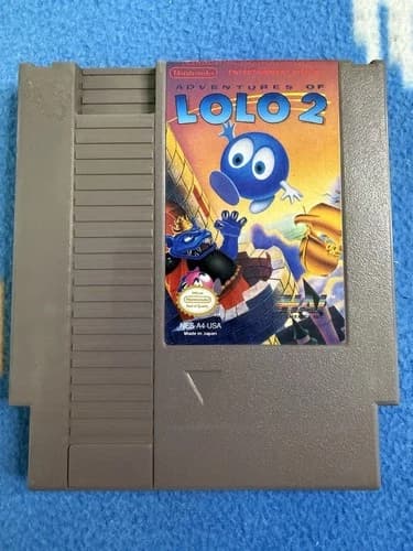 Adventures of Lolo 2 Nintendo NES Tested Authentic Cartridge Only