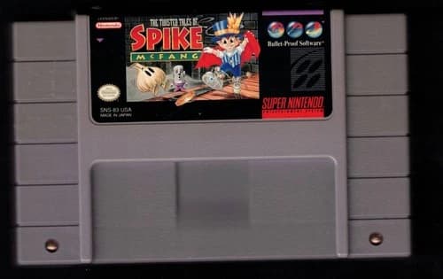 The Twisted Tales Of Spike McFang SNES - Cart Only - Tested And Working