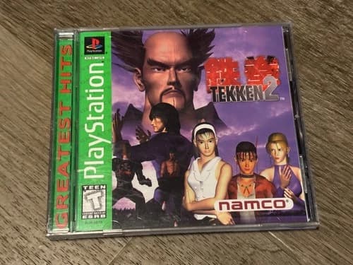 Tekken 2 Playstation 1 PS1 Complete CIB w/Reg Card Tested Good Shape