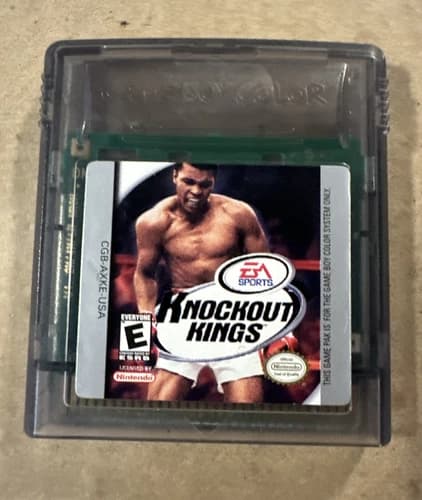 Knockout Kings GameBoy Color Nintendo GBC Authentic Tested Video Game Works Fine