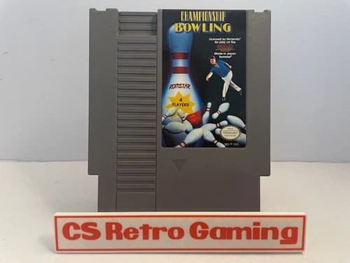 Championship Bowling (Nintendo NES) Authentic Cleaned Tested