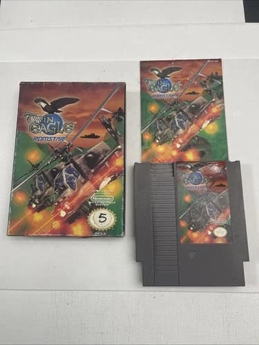 Twin Eagle (Nintendo NES, 1989) CIB Tested