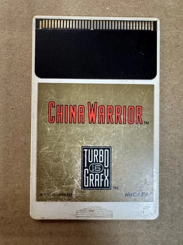 China Warrior for Turbo Grafx 16 Cart Only Great Shape