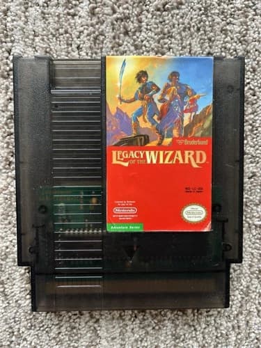 Legacy of the Wizard (Nintendo 1989) NES OEM Circuit Board Replacement Shell