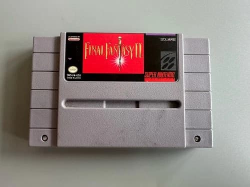 Final Fantasy II Super Nintendo SNES Tested And Working