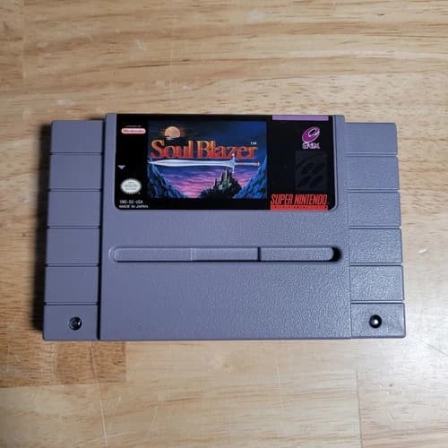 Soul Blazer SNES Super Nintendo Entertainment System, 1992 - Tested