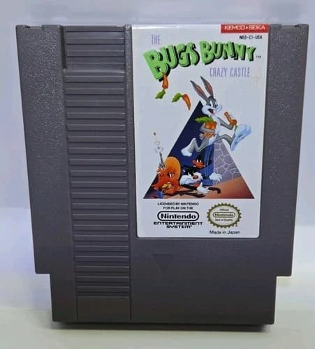 Bugs Bunny's Crazy Castle - Nintendo Entertainment System Cleaned Free Shipping