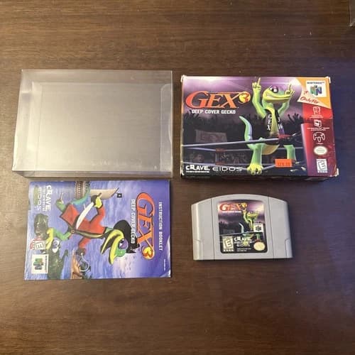 Gex 3: Deep Cover Gecko (Nintendo 64 N64) Complete - Tested - Authentic