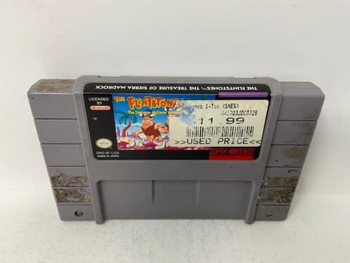 The Flinstone The Treasure of Sierra Madrock SNES Super Nintendo