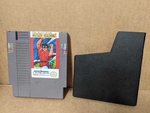 Flying Dragon: The Secret Scroll Nintendo NES w/Oklahoma Rental Sticker Tested