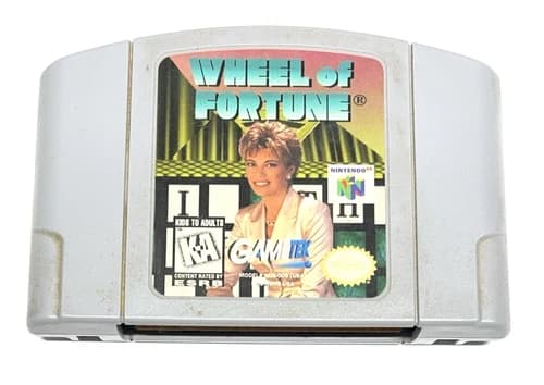 Wheel of Fortune (Nintendo 64, 1997) N64 TESTED
