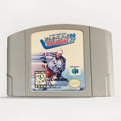 Wayne Gretzky's 3D Hockey '98 Nintendo 64 N64 Cartridge Tested Working