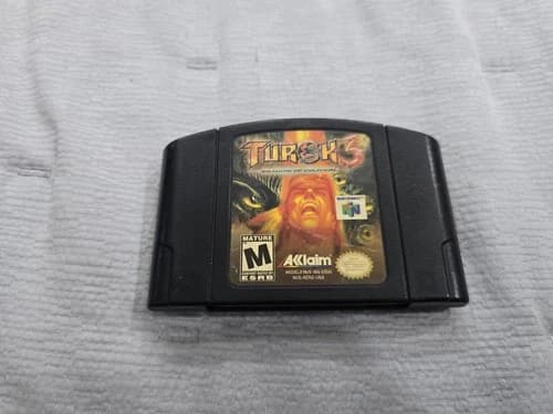 Turok 3: Shadow of Oblivion (Nintendo 64, N64 2000) Tested & Working