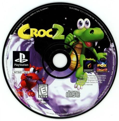 Croc 2 (PS1 PlayStation 1, 1999) TESTED Resurfaced